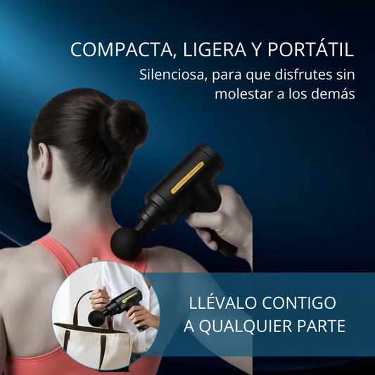 Pistola de Masaje de Percusión 4 en 1 – Tejido Profundo